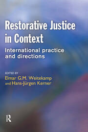 Restorative Justice in Context book cover