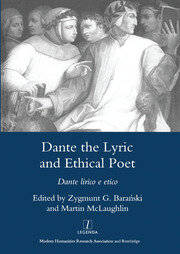 Dante the Lyric and Ethical Poet: Dante Lirico E Etico book cover