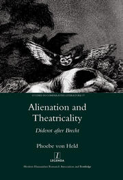 Alienation and Theatricality: Diderot After Brecht book cover