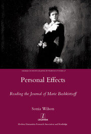 Personal Effects: Reading the Journal of Marie Bashkirtseff book cover