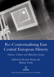 Re-contextualising East Central European History: Nation, Culture and Minority Groups book cover