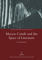 Maryse Conde and the Space of Literature book cover