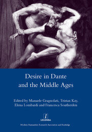 Desire in Dante and the Middle Ages book cover