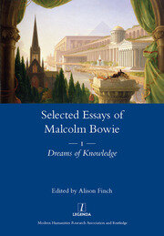 The Selected Essays of Malcolm Bowie Vol. 1: Dreams of Knowledge book cover