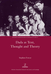 Dada as Text, Thought and Theory book cover