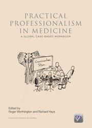 Practical Professionalism in Medicine: A Global Case-Based Workbook book cover