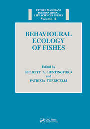 Behavioural Ecology of Fishes book cover