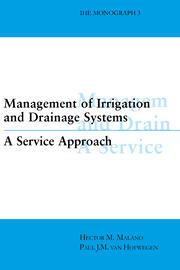 Management of Irrigation and Drainage Systems book cover