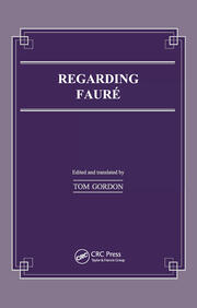 Regarding Faure book cover