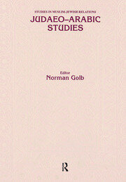 Judaeo Arabic Studies book cover