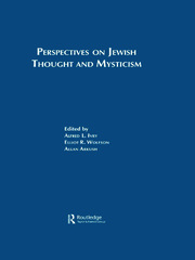 Perspectives on Jewish Thought and Mysticism book cover