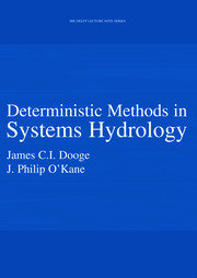 Deterministic Methods in Systems Hydrology: IHE Delft Lecture Note Series book cover