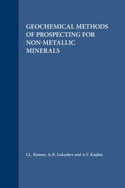 Geochemical Methods of Prospecting for Non-Metallic Minerals book cover