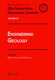 Engineering Geology: Proceedings of the 30th International Geological Congress, Volume 23 book cover