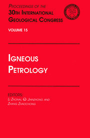 Igneous Petrology: Proceedings of the 30th International Geological Congress, Volume 15 book cover
