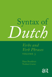 Syntax of Dutch: Verbs and Verb Phrases. Volume 3 book cover