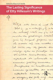 The Lasting Significance of Etty Hillesum's Writings book cover