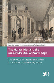 The Humanities and the Modern Politics of Knowledge: The Impact and Organization of the Humanities in Sweden, 1850-2020 book cover
