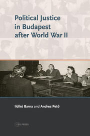 Political Justice in Budapest after World War II book cover